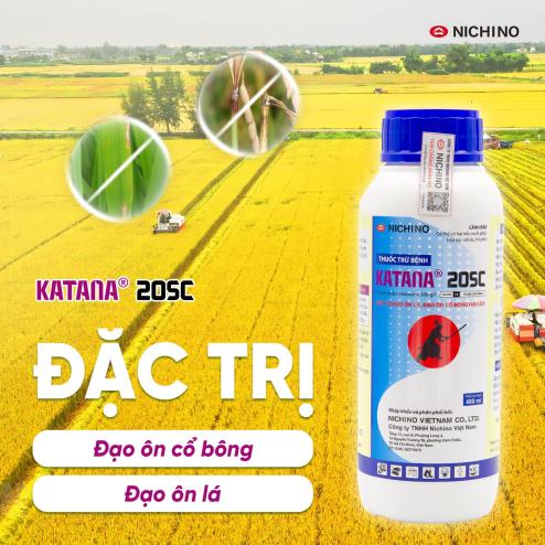 KATANA® 20SC - Giải pháp đặc trị đạo ôn lúa, an toàn và hiệu quả cao