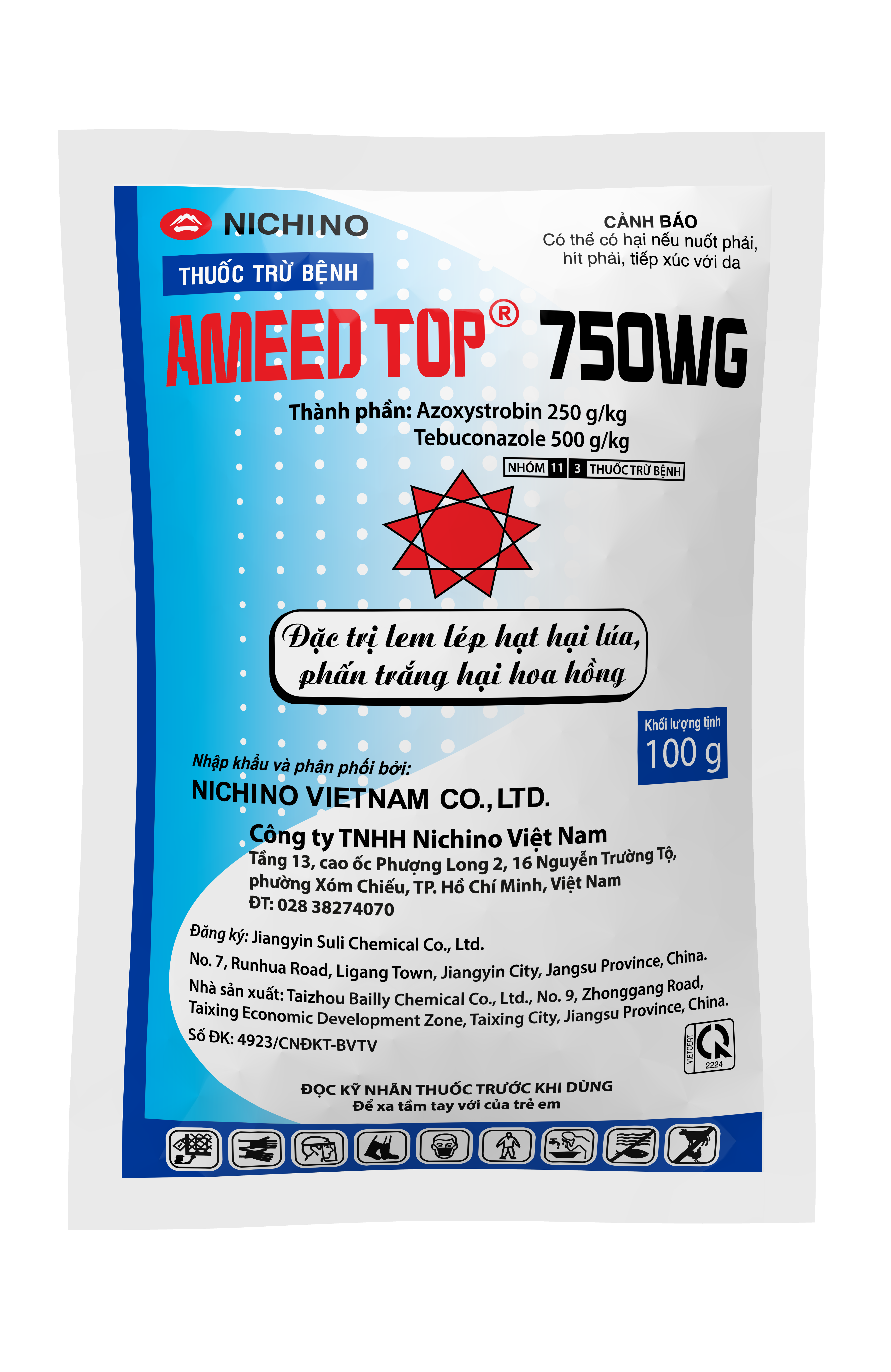 THUỐC TRỪ BỆNH AMEED TOP 750WG