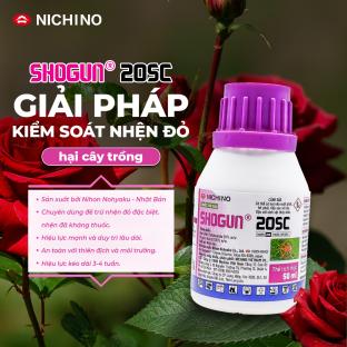 SHOGUN® 20SC: Phòng trị nhện đỏ trên hoa hồng hiệu quả và giải pháp bảo vệ cây khỏe mạnh