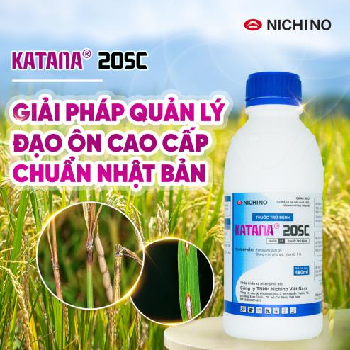 Bảo vệ lúa khỏi đạo ôn cổ bông cùng KATANA® 20SC chính hiệu Nhật Bản